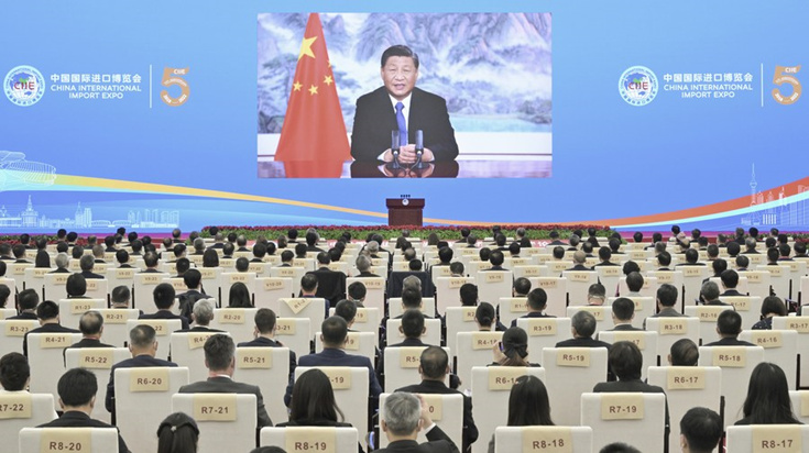 Xi addresses CIIE, calls for joint efforts for bright future of openness, prosperity