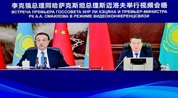 Chinese premier meets Kazakh PM, calls for enhanced cooperation